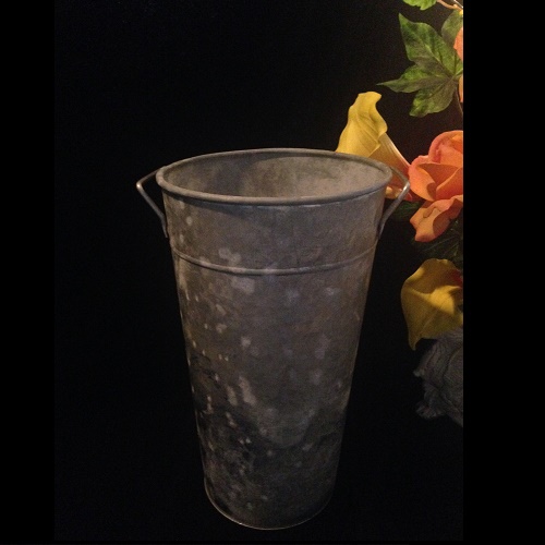 Tall Tin Bucket - Centerpieces & Columns - decorative tin buckets for rent Minnesota